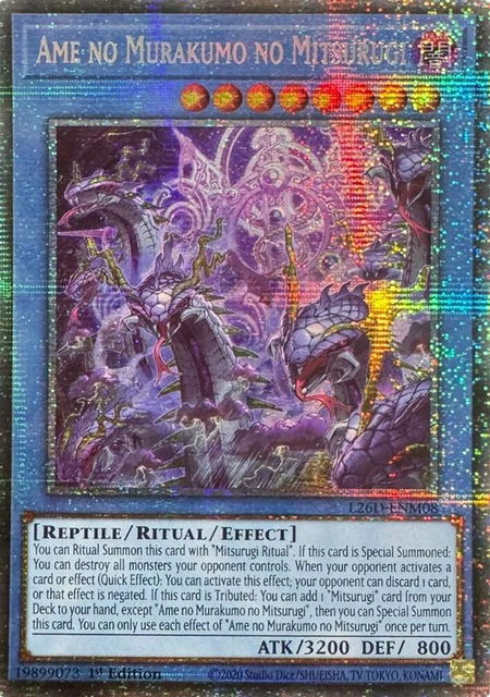 Ame no Murakumo no Mitsurugi (Starlight Rare) - Legendary Modern Decks 2026 YuGiOh trading card