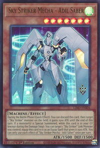 Sky Striker Mecha - Adil Saber - Legendary Modern Decks 2026 (L26D) #L26D-ENS04 - Ultra Rare YuGiOh Trading Card