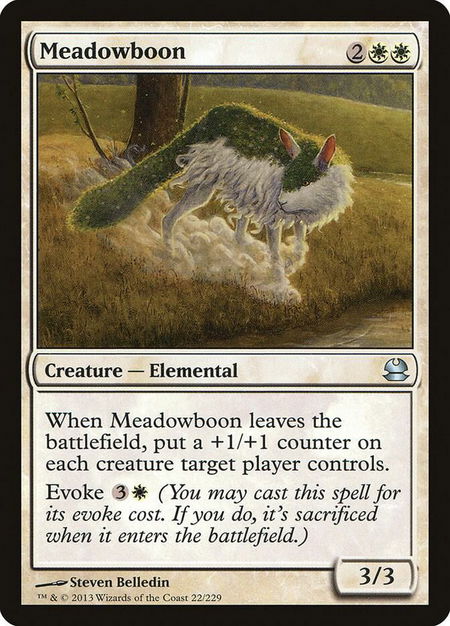Meadowboon - Modern Masters Magic: The Gathering trading card