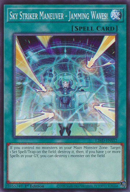 Sky Striker Maneuver - Jamming Waves! - Legendary Modern Decks 2026 YuGiOh trading card