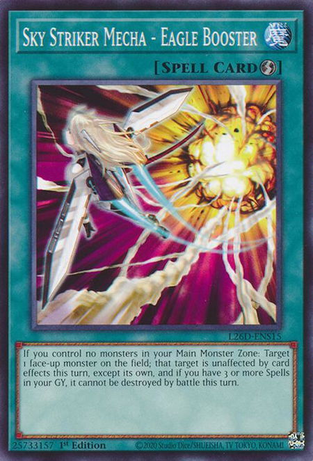 Sky Striker Mecha - Eagle Booster - Legendary Modern Decks 2026 YuGiOh trading card