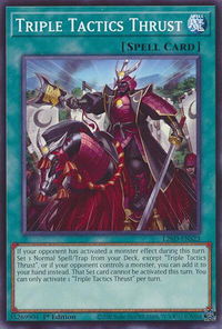 Triple Tactics Thrust - Legendary Modern Decks 2026 (L26D) #L26D-ENS23 - Common / Short Print YuGiOh Trading Card
