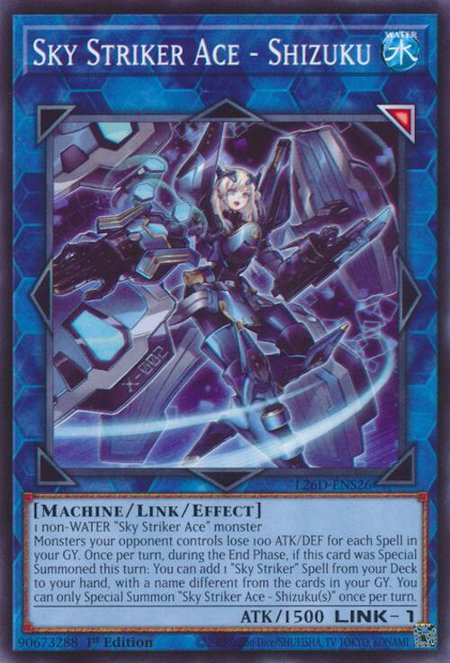 Sky Striker Ace - Shizuku - Legendary Modern Decks 2026 YuGiOh trading card