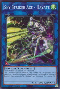 Sky Striker Ace - Hayate - Legendary Modern Decks 2026 (L26D) #L26D-ENS27 - Common / Short Print YuGiOh Trading Card