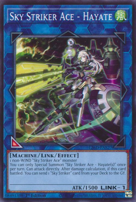 Sky Striker Ace - Hayate - Legendary Modern Decks 2026 YuGiOh trading card