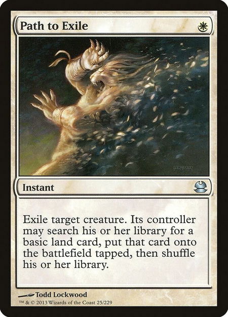 Path to Exile - Modern Masters Magic: The Gathering trading card