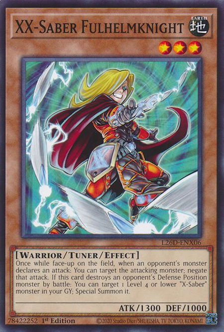 XX-Saber Fulhelmknight - Legendary Modern Decks 2026 YuGiOh trading card