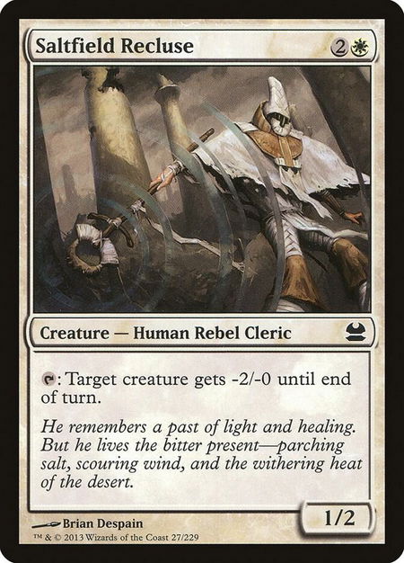 Saltfield Recluse - Modern Masters Magic: The Gathering trading card