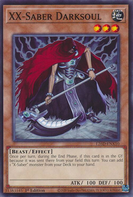 XX-Saber Darksoul - Legendary Modern Decks 2026 YuGiOh trading card