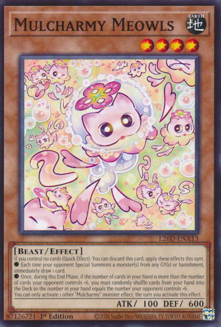Mulcharmy Meowls - Legendary Modern Decks 2026 YuGiOh trading card