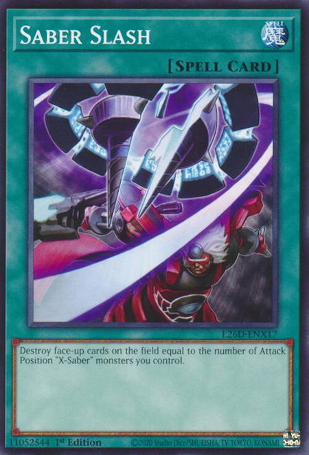 Saber Slash - Legendary Modern Decks 2026 YuGiOh trading card