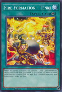 Fire Formation - Tenki - Legendary Modern Decks 2026 (L26D) #L26D-ENX18 - Common / Short Print YuGiOh Trading Card