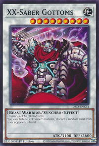 XX-Saber Gottoms - Legendary Modern Decks 2026 (L26D) #L26D-ENX34 - Common / Short Print YuGiOh Trading Card