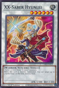 XX-Saber Hyunlei - Legendary Modern Decks 2026 (L26D) #L26D-ENX35 - Common / Short Print YuGiOh Trading Card