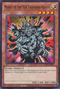 Manju of the Ten Thousand Hands - Legendary Modern Decks 2026 (L26D) #L26D-ENM01 - Common / Short Print YuGiOh Trading Card
