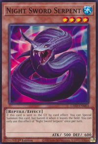 Night Sword Serpent - Legendary Modern Decks 2026 (L26D) #L26D-ENM03 - Common / Short Print YuGiOh Trading Card
