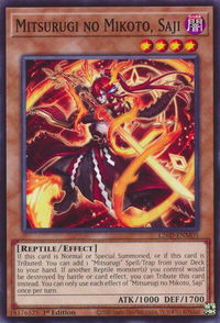 Mitsurugi no Mikoto, Saji - Legendary Modern Decks 2026 (L26D) #L26D-ENM05 - Common / Short Print YuGiOh Trading Card