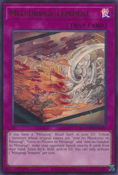 Mitsurugi Tempest - Legendary Modern Decks 2026 YuGiOh trading card