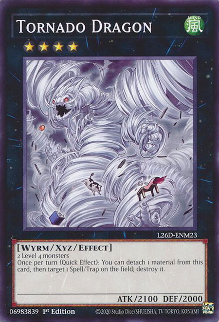 Tornado Dragon - Legendary Modern Decks 2026 YuGiOh trading card