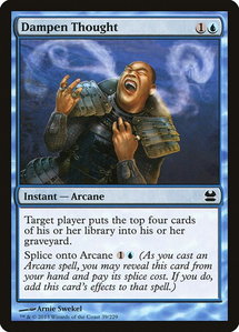 Dampen Thought - Modern Masters (MMA) #39 - Common Magic: The Gathering Trading Card