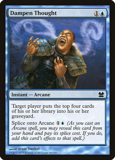 Dampen Thought - Modern Masters Magic: The Gathering trading card