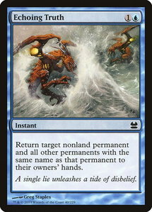 Echoing Truth - Modern Masters (MMA) #40 - Common Magic: The Gathering Trading Card