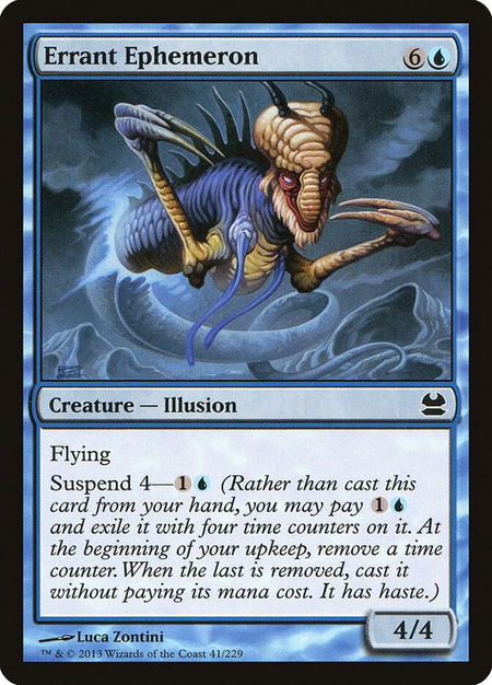 Errant Ephemeron - Modern Masters Magic: The Gathering trading card