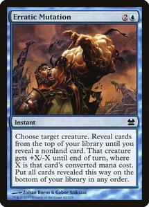 Erratic Mutation - Modern Masters (MMA) #42 - Common Magic: The Gathering Trading Card