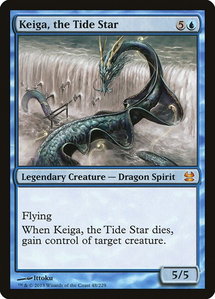 Keiga, the Tide Star - Modern Masters (MMA) #48 - Mythic Rare Magic: The Gathering Trading Card