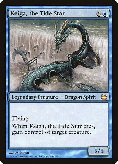 Keiga, the Tide Star - Modern Masters Magic: The Gathering trading card