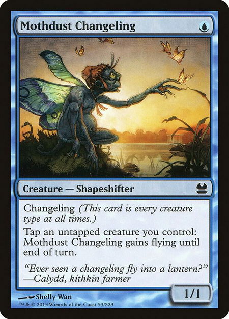 Mothdust Changeling - Modern Masters Magic: The Gathering trading card