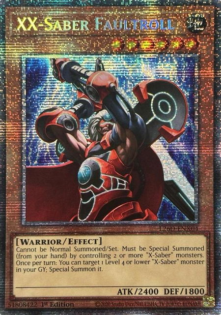 XX-Saber Faultroll (Starlight Rare) trading card from Legendary Modern Decks 2026 XX-Saber Faultroll (Starlight Rare) - Legendary Modern Decks 2026 YuGiOh trading card