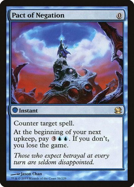 Pact of Negation trading card from Modern Masters Pact of Negation - Modern Masters Magic: The Gathering trading card