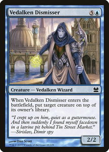 Vedalken Dismisser - Modern Masters (MMA) #69 - Common Magic: The Gathering Trading Card