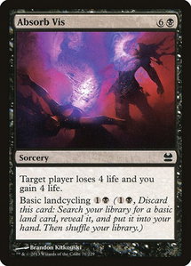 Absorb Vis - Modern Masters (MMA) #71 - Common Magic: The Gathering Trading Card
