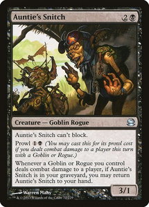 Auntie's Snitch - Modern Masters (MMA) #72 - Uncommon Magic: The Gathering Trading Card