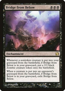 Bridge from Below - Modern Masters (MMA) #74 - Rare Magic: The Gathering Trading Card