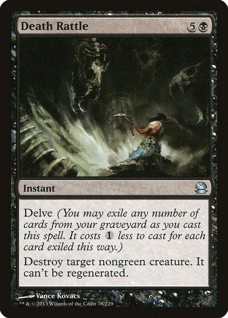 Death Rattle - Modern Masters Magic: The Gathering trading card