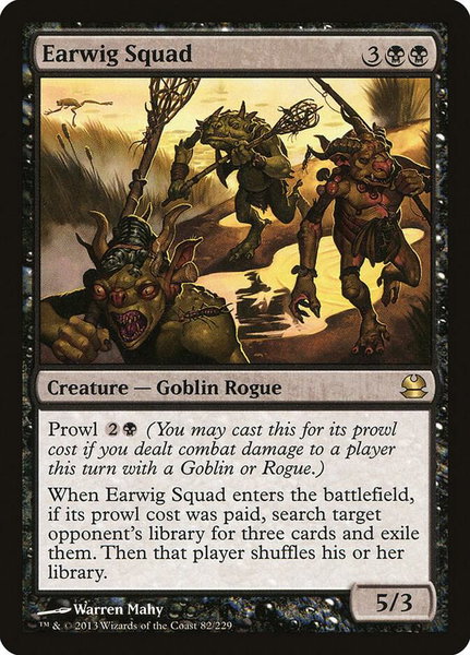 Earwig Squad trading card from Modern Masters Earwig Squad - Modern Masters Magic: The Gathering trading card