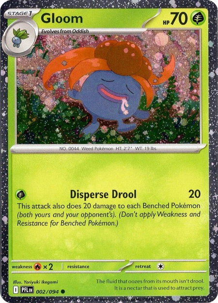 Gloom (Cosmos Holo) - Miscellaneous Cards & Products Pokémon trading card