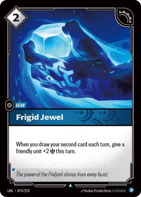 Frigid Jewel - Unleashed Riftbound trading card