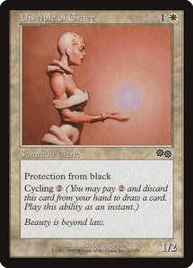 Disciple of Grace - Urza's Saga (USG) #10 - Common Magic: The Gathering Trading Card
