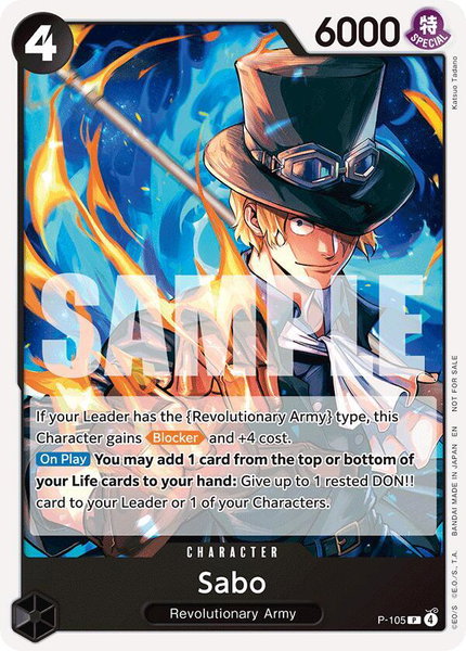 Sabo (Tournament Pack 2026 Vol. 2) - One Piece Promotion Cards One Piece trading card