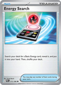 Energy Search - ME03: Perfect Order (ME03) #072/088 - Common Pokémon Trading Card