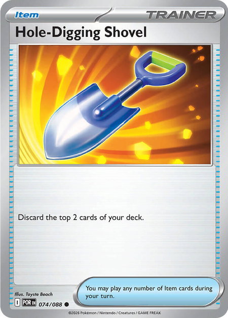 Hole-Digging Shovel - ME03: Perfect Order Pokémon trading card