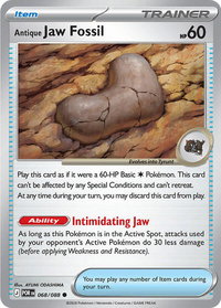 Antique Jaw Fossil - ME03: Perfect Order (ME03) #068/088 - Common Pokémon Trading Card
