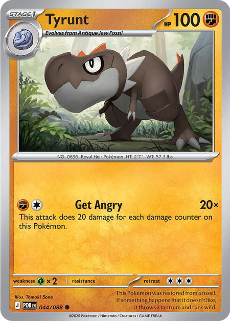 Tyrunt - ME03: Perfect Order Pokémon trading card