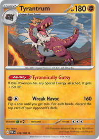 Tyrantrum - ME03: Perfect Order (ME03) #045/088 - Rare Pokémon Trading Card