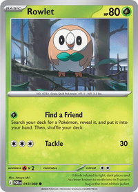 Rowlet - 010/088 - ME03: Perfect Order (ME03) #010/088 - Common Pokémon Trading Card