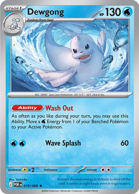 Dewgong - ME03: Perfect Order Pokémon trading card